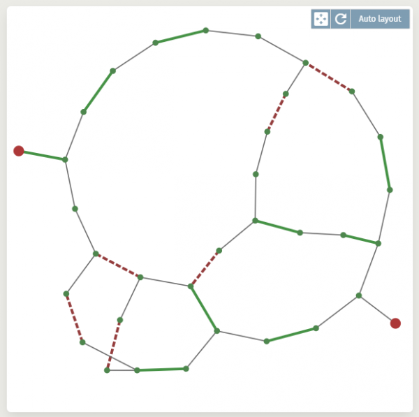 Screenshot of the PGO web app map view